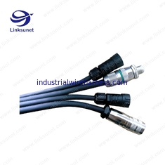 中国 M12灰色のコネクターおよび合成の複数の繊維のフラット ケーブルの配線用ハーネスの注文の処理 サプライヤー