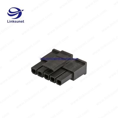 Black Male Female Wire Connectors 43645 - 0500 MOLEX Crimp Connector Housing