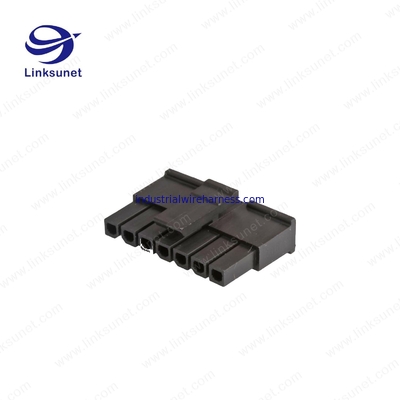 Black Male Female Wire Connectors 43645 - 0500 MOLEX Crimp Connector Housing