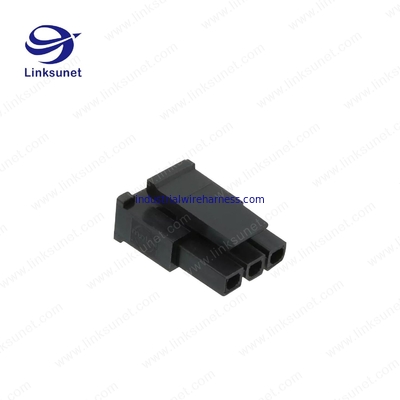 Black Male Female Wire Connectors 43645 - 0500 MOLEX Crimp Connector Housing