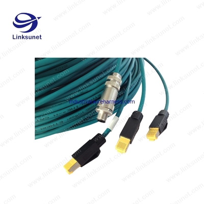 CAT5E / CAT6 26AWG  Industrial Ethernet cable wire harness