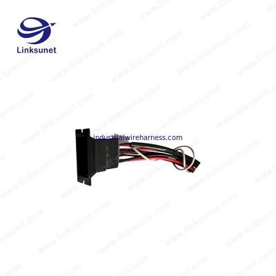 Dynamic Wire Harness With TE AMP Connectors 5000 TAB 6POS KEY - YY PNL 10WG - 5G Pich 10.16