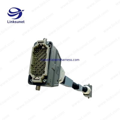 Industrial Harness With Harting Heavy Duty Power Connectors 72P 09160723001