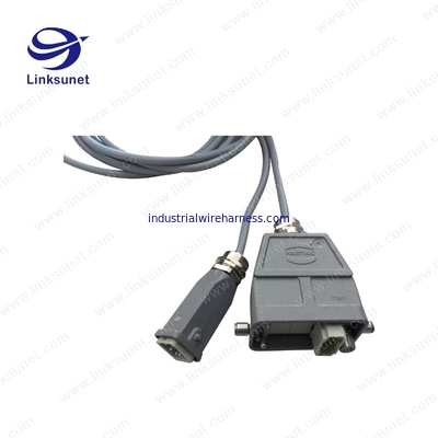 40A Harting Modular heavy duty 2pin female Gray Copper Alloy Connectors Industrial Wire Harness