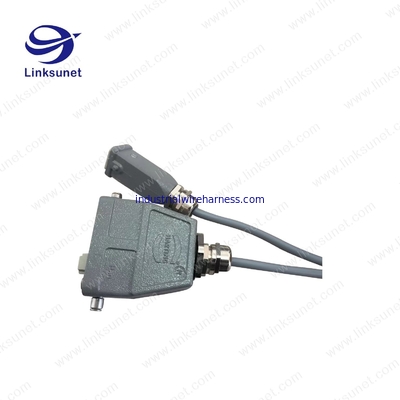 40A Harting Modular heavy duty 2pin female Gray Copper Alloy Connectors Industrial Wire Harness