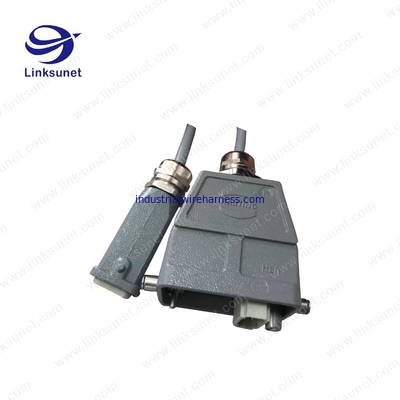 40A Harting Modular heavy duty 2pin female Gray Copper Alloy Connectors Industrial Wire Harness