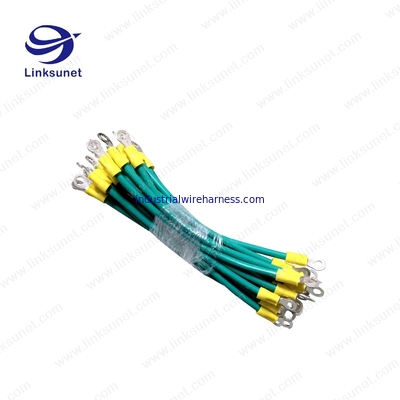 JST FVWS5.5 - 6 Terminal Harness Connector UL1015 - 10AWG Green Pvc Cable Wire